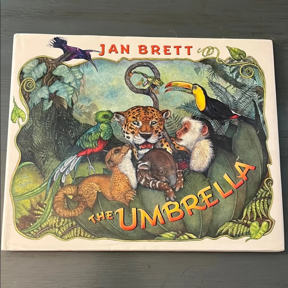 The Umbrella Hardcover – Picture Book  Sept. 2004 English edition  by Jan Bret